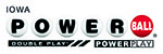 Iowa Powerball with Power Play & Double Play logo
