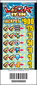 Lock It In pulltab ticket
