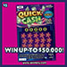 Quick Cash scratch ticket