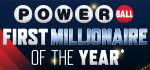 Powerball First Millionaire of the Year logo
