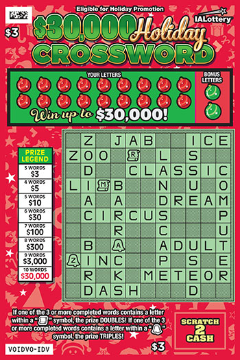 $30,000 Holiday Crossword