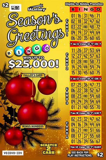 Season&#39;s Greetings Bingo