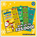 Holiday Bingo scratch ticket