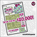 $20,000 Holiday Crossword scratch ticket