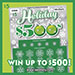 Holiday $500s scratch ticket