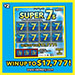 Super 7s scratch ticket