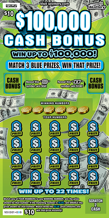 $100,000 Cash Bonus
