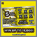 5X The Cash scratch ticket