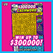 $300,000 Cashword scratch ticket
